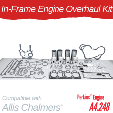 IN-FRAME ENGINE OVERHAUL KIT FOR ALLIS CHALMERS - PERKINS 4.248 840 D175 