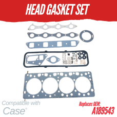 HEAD GASKET SET FOR CASE 188D / 207D 310G 430CK 580B 585D REPLC: A189543