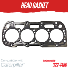 CYLINDER HEAD GASKET FOR CATERPILLAR CAT C2.2, C2.2T ( 2.216L) 322-7486