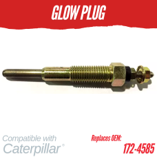 GLOW PLUG FOR CATERPILLAR CAT C1.5 / C1.7 / C2.2 / 3013C / 3024T GLOW PLUG REPLC: B172-4585