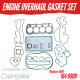 ENGINE OVERHAUL GASKET SET FOR CATERPILLAR CAT 3024 / 3024C- 2.216L - 164-8900