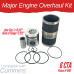 MAJOR ENGINE OVERHAUL KIT FOR CUMMINS 6CTA 8.3 PISTON # 9161 WITH LINER LENGTH 9.212" x 5.152" DIAMETER AT FLANGE LINER