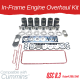INFRAME ENGINE OVERHAUL KIT FOR CUMMINS QSC 8.3 PISTON # 2106/3446 WITH LINER LENGTH 9.212" x 5.152" DIAMETER AT FLANGE LINER