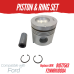 PISTON & RING SET FOR FORD 201 CID DIESEL REPLC: 81877563