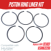 PISTON RING LINER KIT FOR HYSTER / PERKINS A4.236 W/ LINER OD 4.103" U5MK0286 B3169