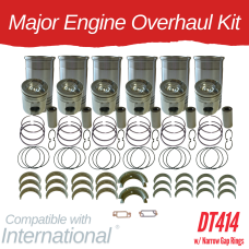 MAJOR ENGINE OVERHAUL KIT FOR INTERNATIONAL / NAVISTAR DT414 - 915 1066 1086 E200 