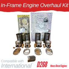 INFRAME ENGINE OVERHAUL KIT FOR INTERNATIONAL D268 - 844S 845 884 885 895 4230