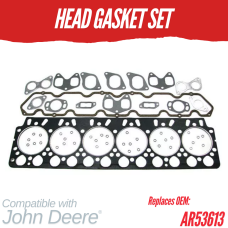 HEAD GASKET SET JOHN DEERE 6.531D - 5020 6030 JD670A JD700A JD760 REPLC: AR53613
