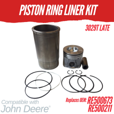 PISTON KIT FOR JOHN DEERE 3029T LATE - POWERTECH TURBO 250 5310 REPLC: RE500673 RE500211