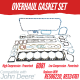 ENGINE OVERHAUL GASKET SET FOR JOHN DEERE 6081HC 6081LC POWERTECH 8300 9610 REPLC: RE506220
