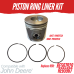 PISTON KIT FOR JOHN DEERE 4045T 6068T POWERTECH TURBO 550H 6603 REPLC: RE507920 RE65967