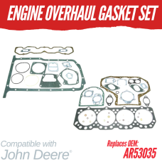 ENGINE OVERHAUL GASKET SET FOR JOHN DEERE 4.270 LATE - 500C, 510 3020 REPLC: AR53035 RE524093