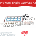 INFRAME ENGINE OVERHAUL KIT FOR JOHN DEERE  4024TL - POWERTECH TIER 3 PISTON # RE522094