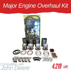MAJOR ENGINE OVERHAUL KIT FOR JOHN DEERE 4.219 LATE - 2030 2120 440A 440B 410 