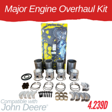 MAJOR ENGINE OVERHAUL KIT FOR JOHN DEERE 4.239D - 2130 2350 2735 70D 210C 244E 