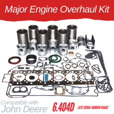 MAJOR ENGINE OVERHAUL KIT FOR JOHN DEERE 6.404D LATE 4040 4230 6600 6602 7700