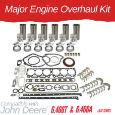 MAJOR ENGINE OVERHAUL KIT FOR JOHN DEERE 6.466T/A (LATE) 7720 850B 4250 4450