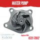 WATER PUMP FOR KUBOTA TRACTOR KH110 L175 L185 L200 L225DT L245 L345DT REPLC: 15321-7303