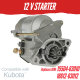 12 V STARTER FOR KUBOTA B2150D B9200 BX1800D REPLC: 15504-63010, 16612-63012