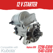 12V STARTER FOR KUBOTA REPLC: 17298-63010, 15461-63010