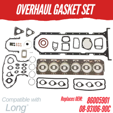 LONG Z8601 ENGINE OVERHAUL GASKET SET 86005901 1100 1110