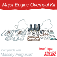 MAJOR ENGINE OVERHAUL KIT FOR MASSEY FERGUSON - PERKINS AD3.152 135 235 2200 