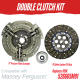 MASSEY FERGUSON DOUBLE CLUTCH KIT - 10 SPLINE CAPTIVE PTO DISK - 526665M91