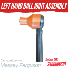 LEFT HAND TIE ROD END ASSY FOR MASSEY FERGUSON 2635 2400606S91