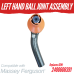 LEFT HAND TIE ROD END ASSY FOR MASSEY FERGUSON 2635 2400606S91