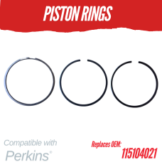 PISTON RINGS STD FOR PERKINS 404C-22T, 404D-22T TURBO REPLC: 115104021