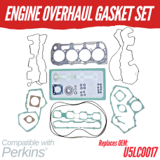 ENGINE OVERHAUL GASKET SET FOR PERKINS 104-22 / 404C-22 - 2.216L