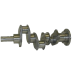 CRANKSHAFT W ROPE SEAL FOR VOLVO  3 Cyl