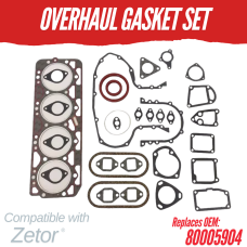 ENGINE OVERHAUL GASKET SET FOR ZETOR Z8001 80005904 8011 8045