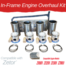 IN-FRAME ENGINE OVERHAUL KIT FOR ZETOR TRACTOR - Z1001 Z1201 Z1301 Z7801 7540 8540 9540 10540