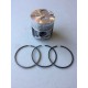 PERKINS 404C-22T / 404D-22T TURBO .020" PISTON & RING KIT 
